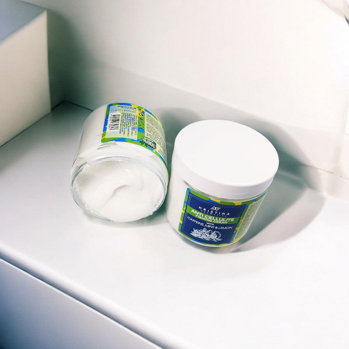 Anti-Cellulite Cream with Caffeine, Mint and Lemon, 200ml