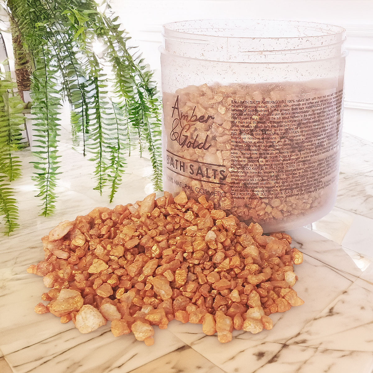 Bath Salts Amber and Gold, 500gr