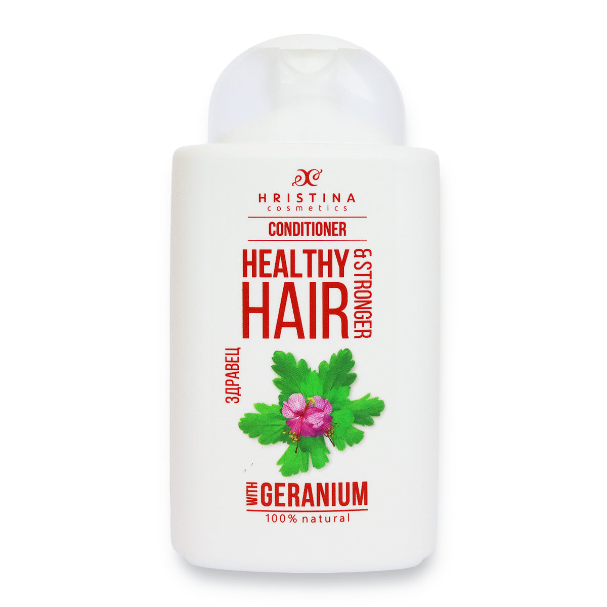 Hair Conditioner with Geranium Extract for Hair Strength, 200ml