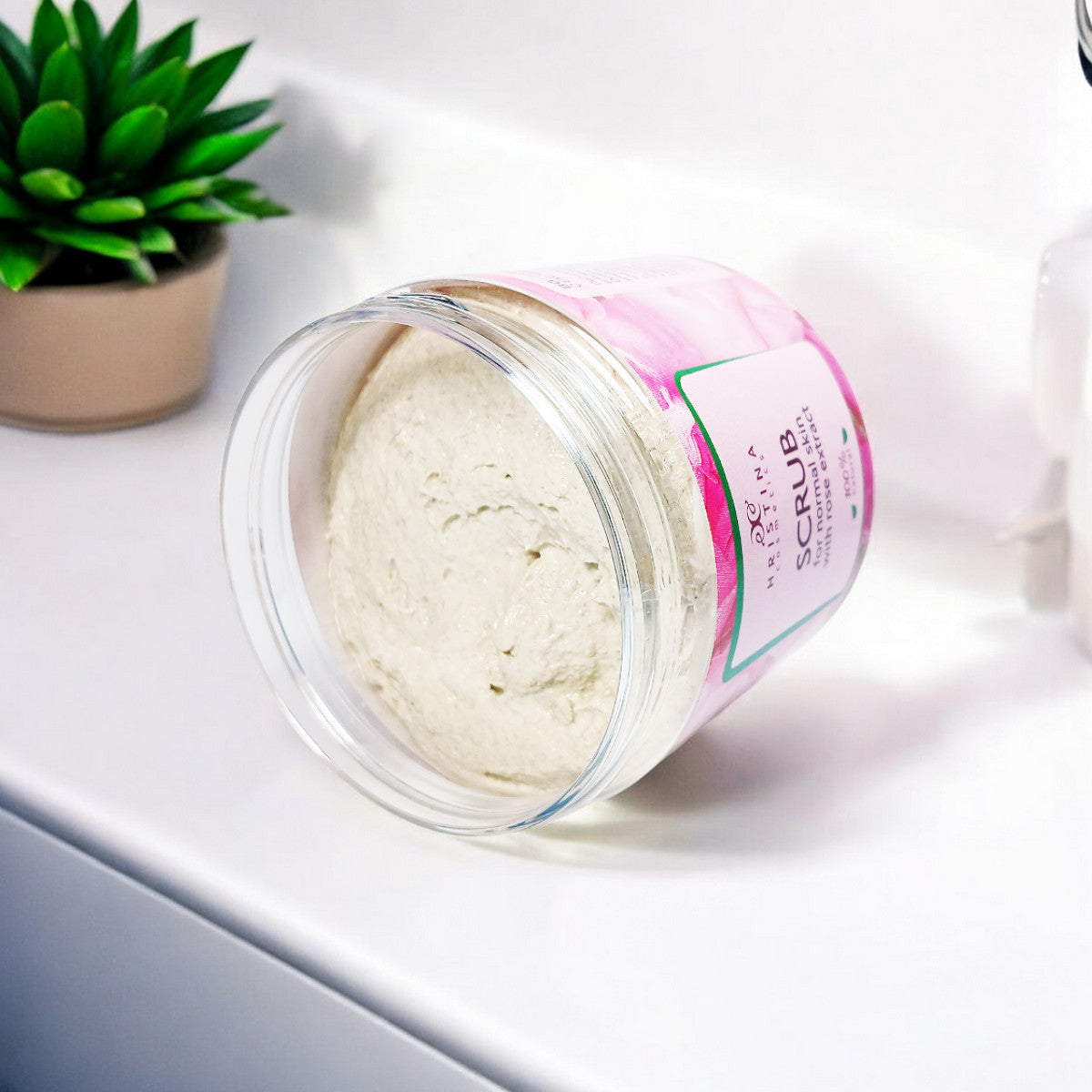 Face Scrub for Normal Skin with Rose Extract, 200ml
