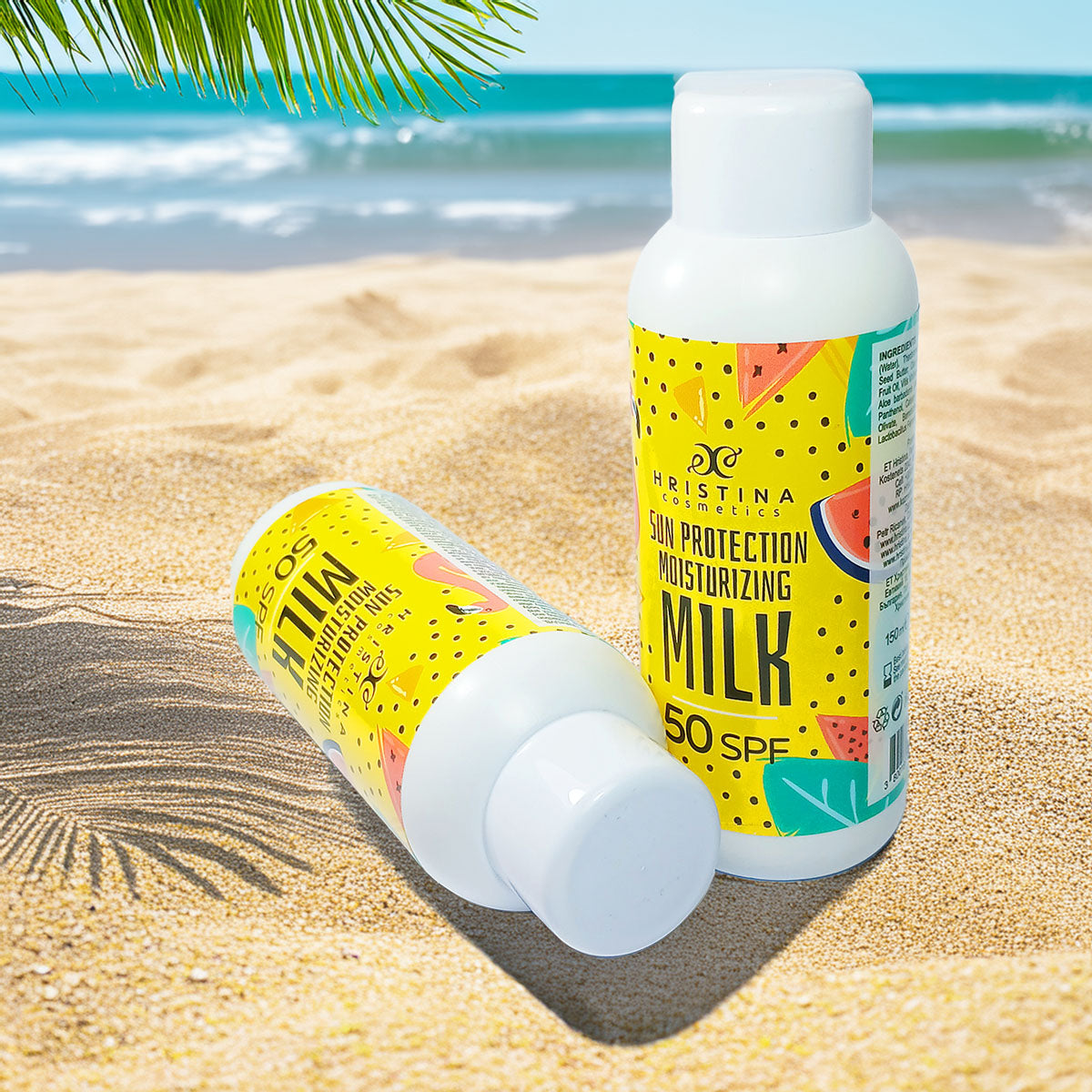حليب مرطب للحماية من الشمس SPF50، 150 مل