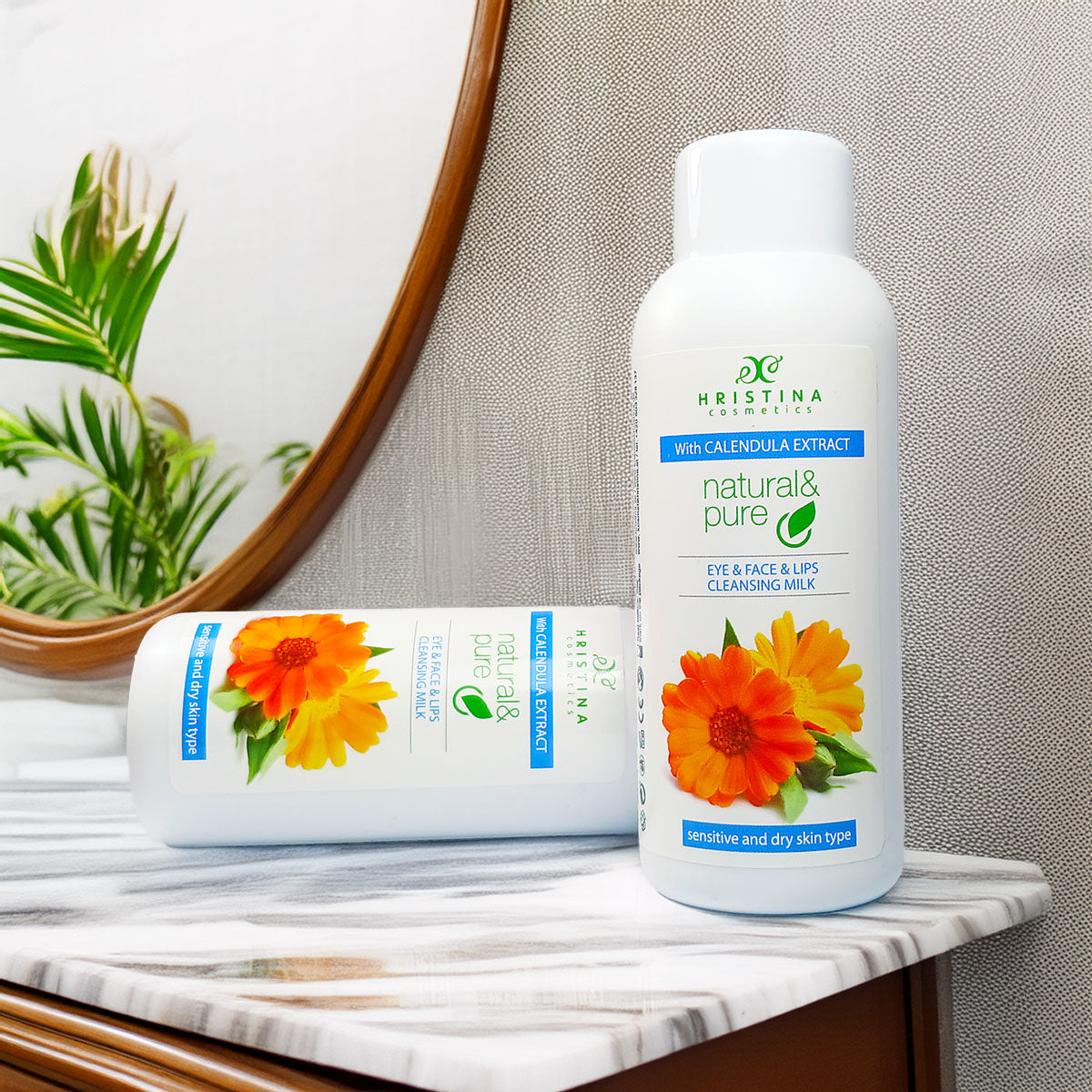 Cleansing Milk with Calendula Extract, 150ml Dry and Sensitive Skin Suitable