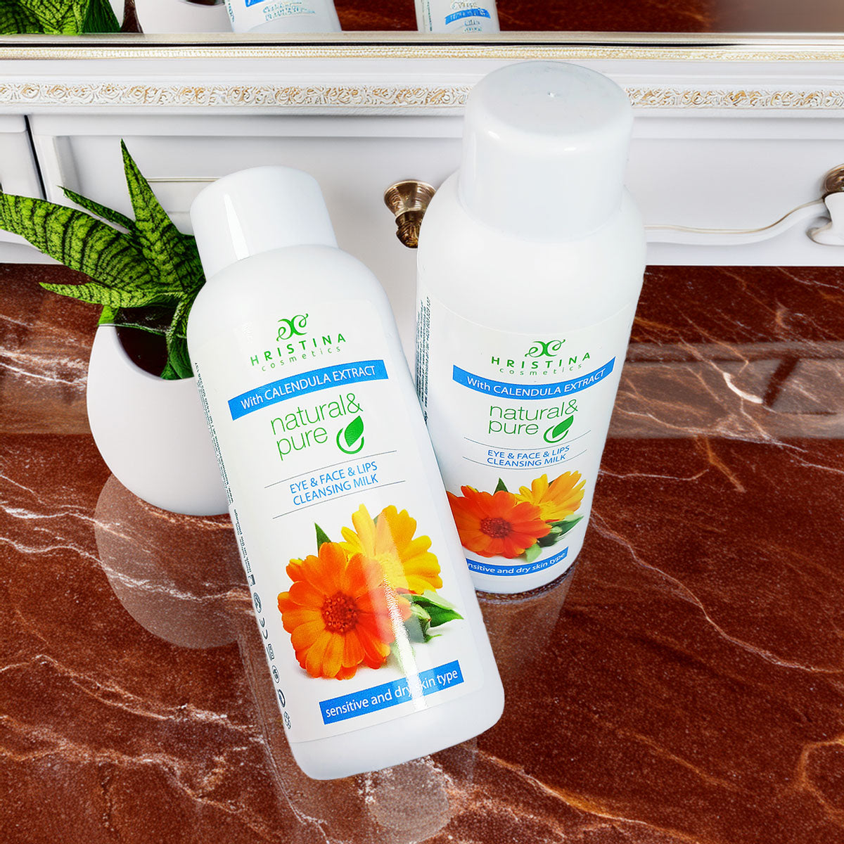 Cleansing Milk with Calendula Extract, 150ml Dry and Sensitive Skin Suitable