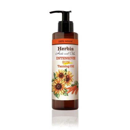 Intensive Sun Tanning Oil with Beta Carotene, 200ml