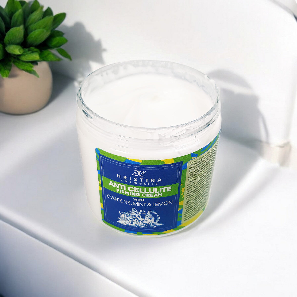Anti-Cellulite Cream with Caffeine, Mint and Lemon, 200ml