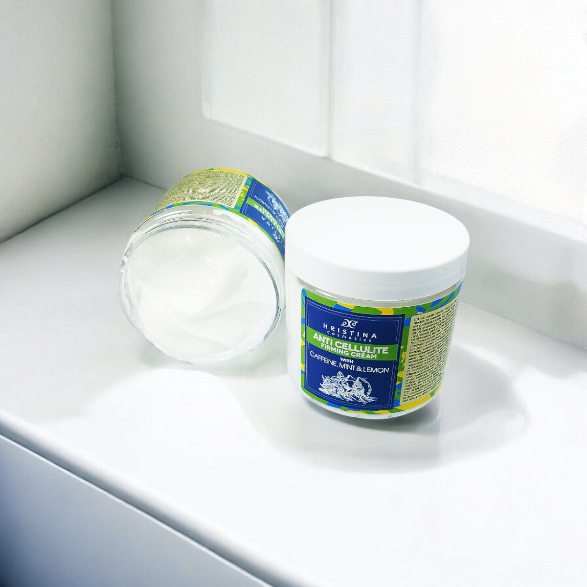 Anti-Cellulite Cream with Caffeine, Mint and Lemon, 200ml