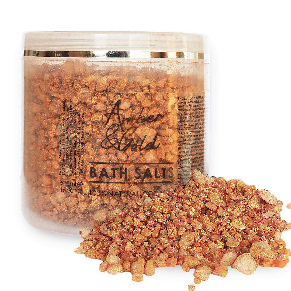 Bath Salts Amber and Gold, 500gr