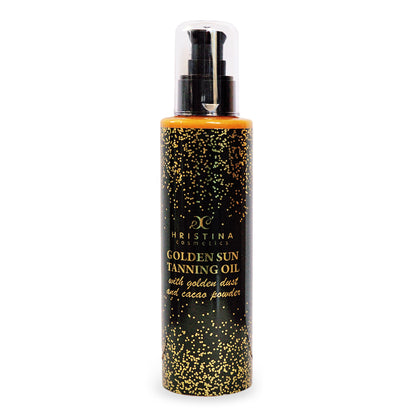 Bronzing Oil with Gold Powder, 200ml