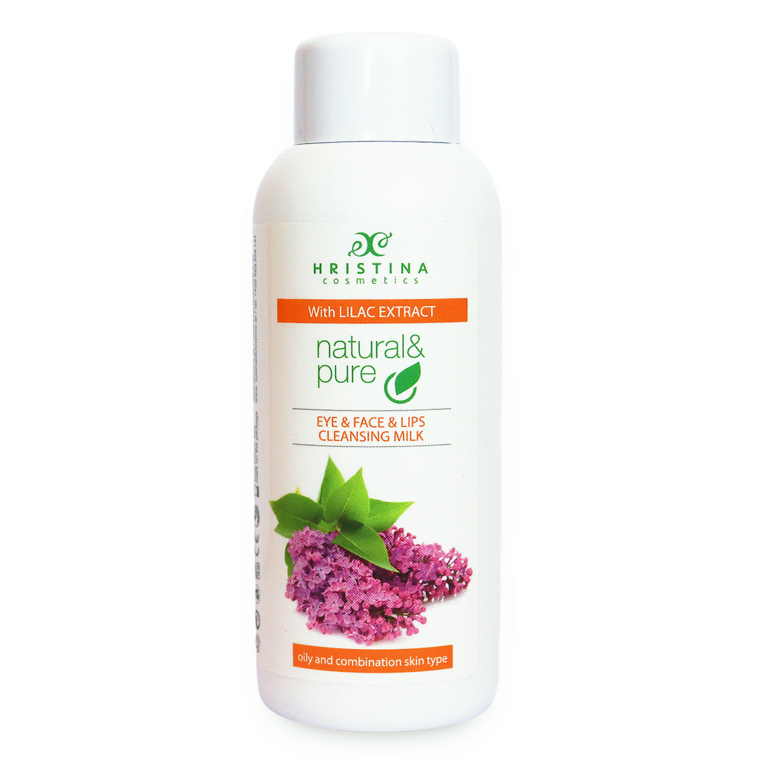 Cleansing Milk for Eyes, Face and Lips with lilac Extract, 150ml Oily Skin Suitable