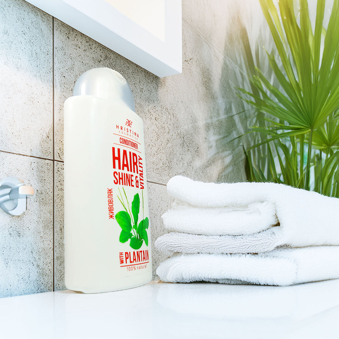 Hair Conditioner with Plantain Extract for Shiny Hair, 200ml