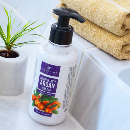 Hand and Foot Cream with Argan Oil, 250ml