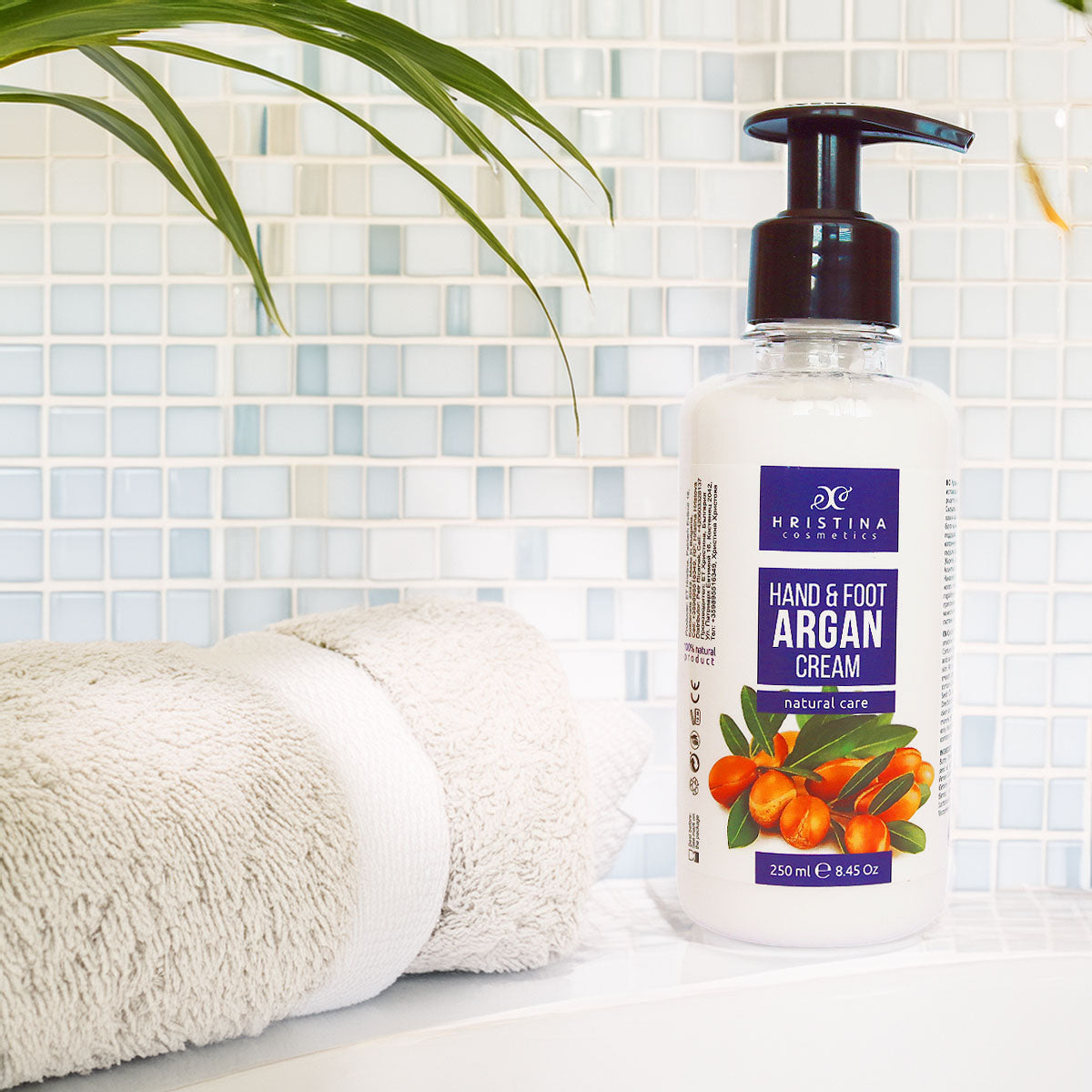 Hand and Foot Cream with Argan Oil, 250ml