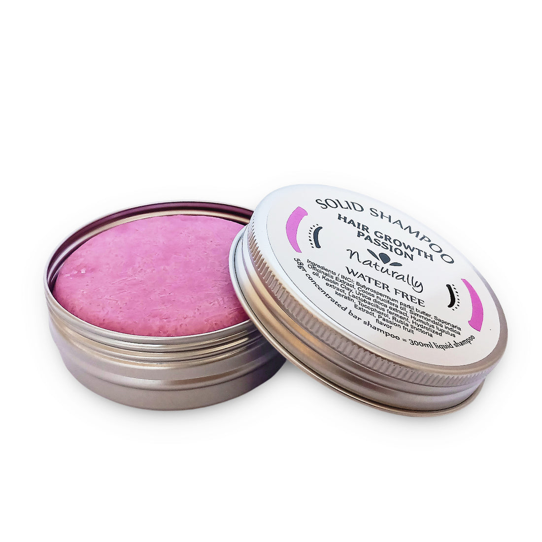 Hard Shampoo Accelerating Hair Growth, 58gr