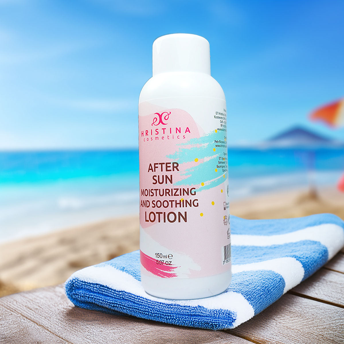 Hydrating and Soothing Lotion for After Sun Exposure, 150ml