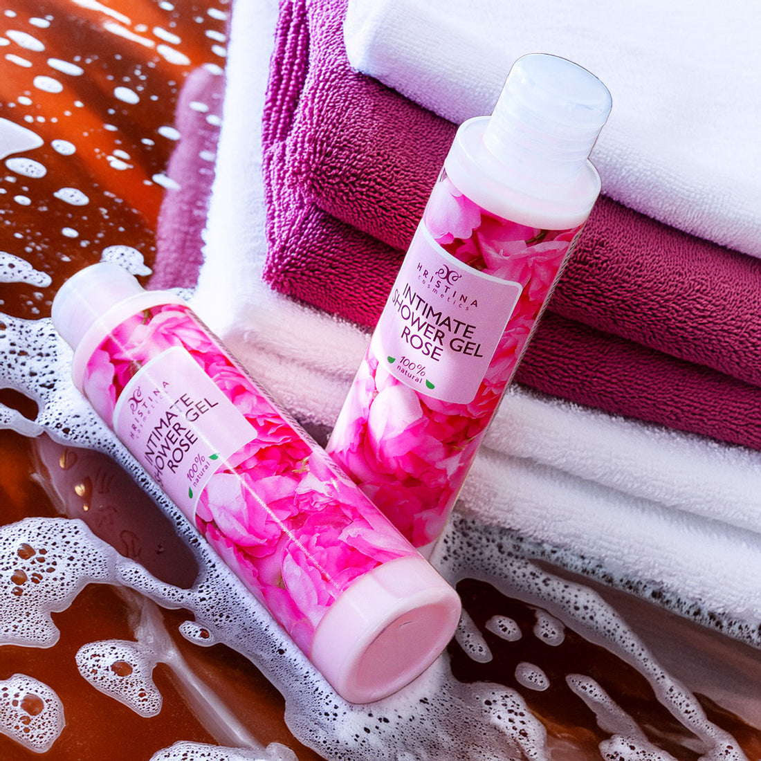 Intimate Shower Gel with Rose, 125ml