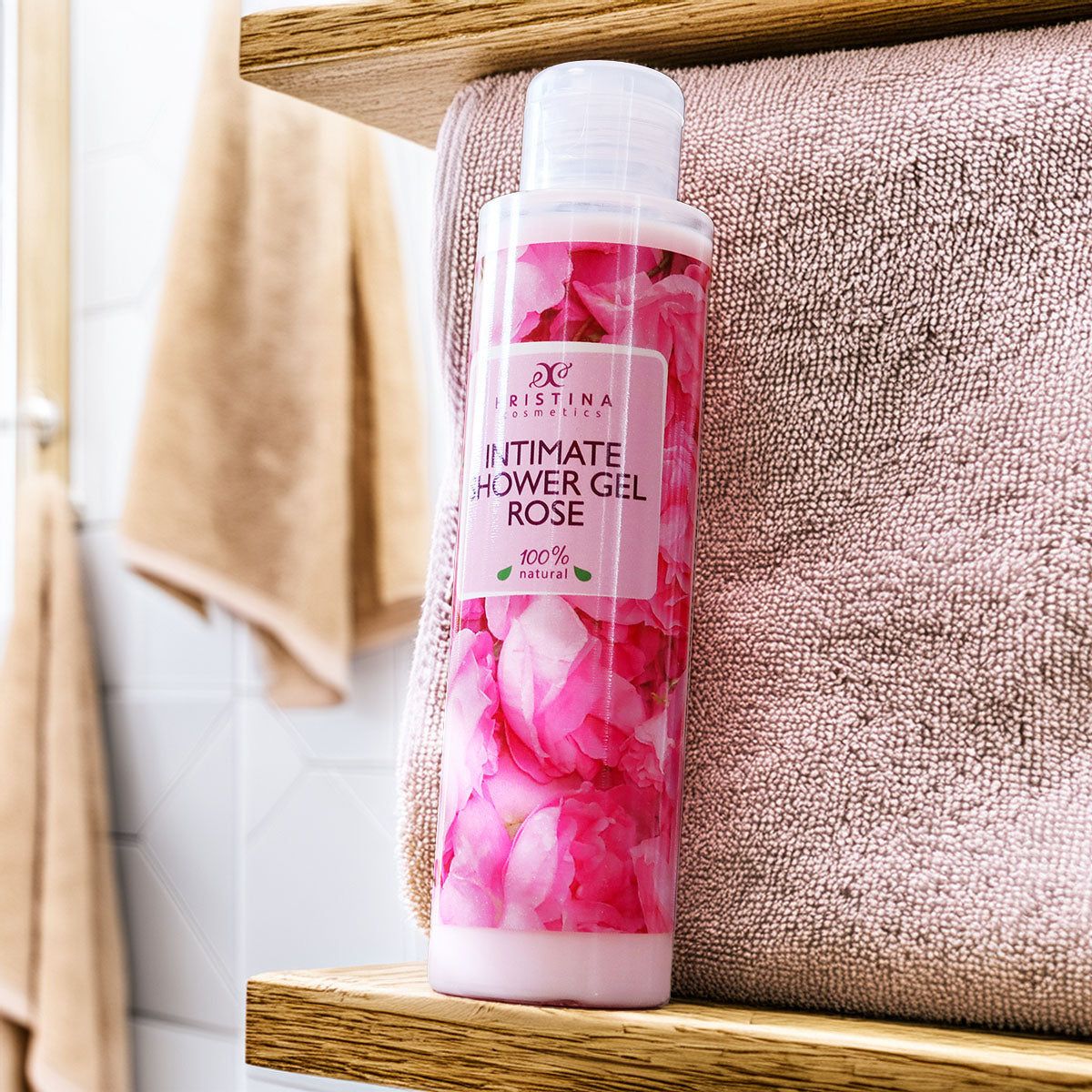 Intimate Shower Gel with Rose, 125ml