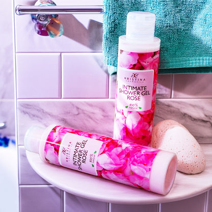 Intimate Shower Gel with Rose, 125ml