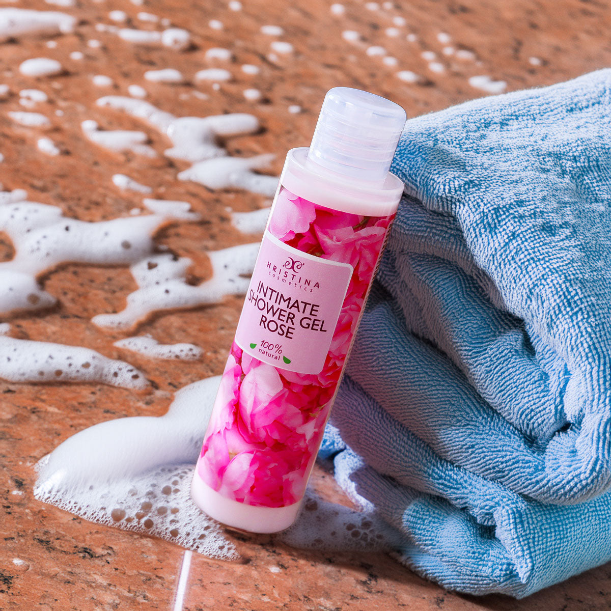Intimate Shower Gel with Rose, 125ml