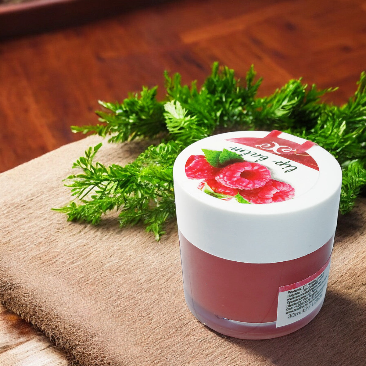 Lip Balm with Raspberry Flavour, 30ml