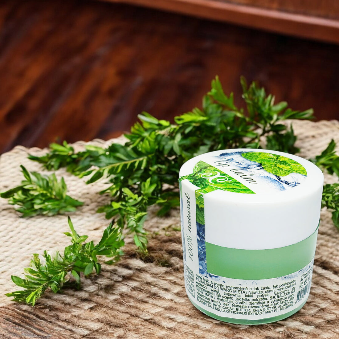 Lip Balm with a Taste of Fresh Mint, 30ml
