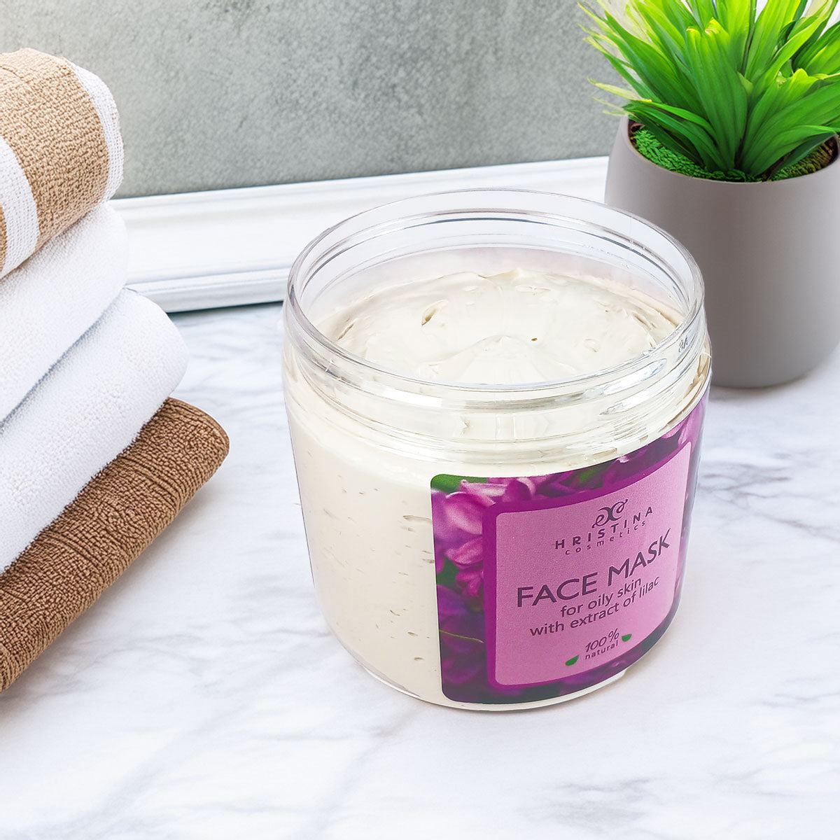 Mask for Oily Skin with Lilac Extract, 200ml