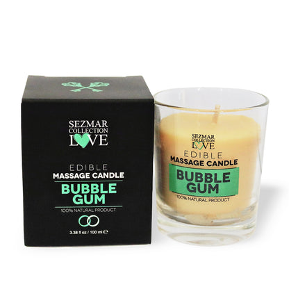 Massage Candle Bubble Gum, 100ml