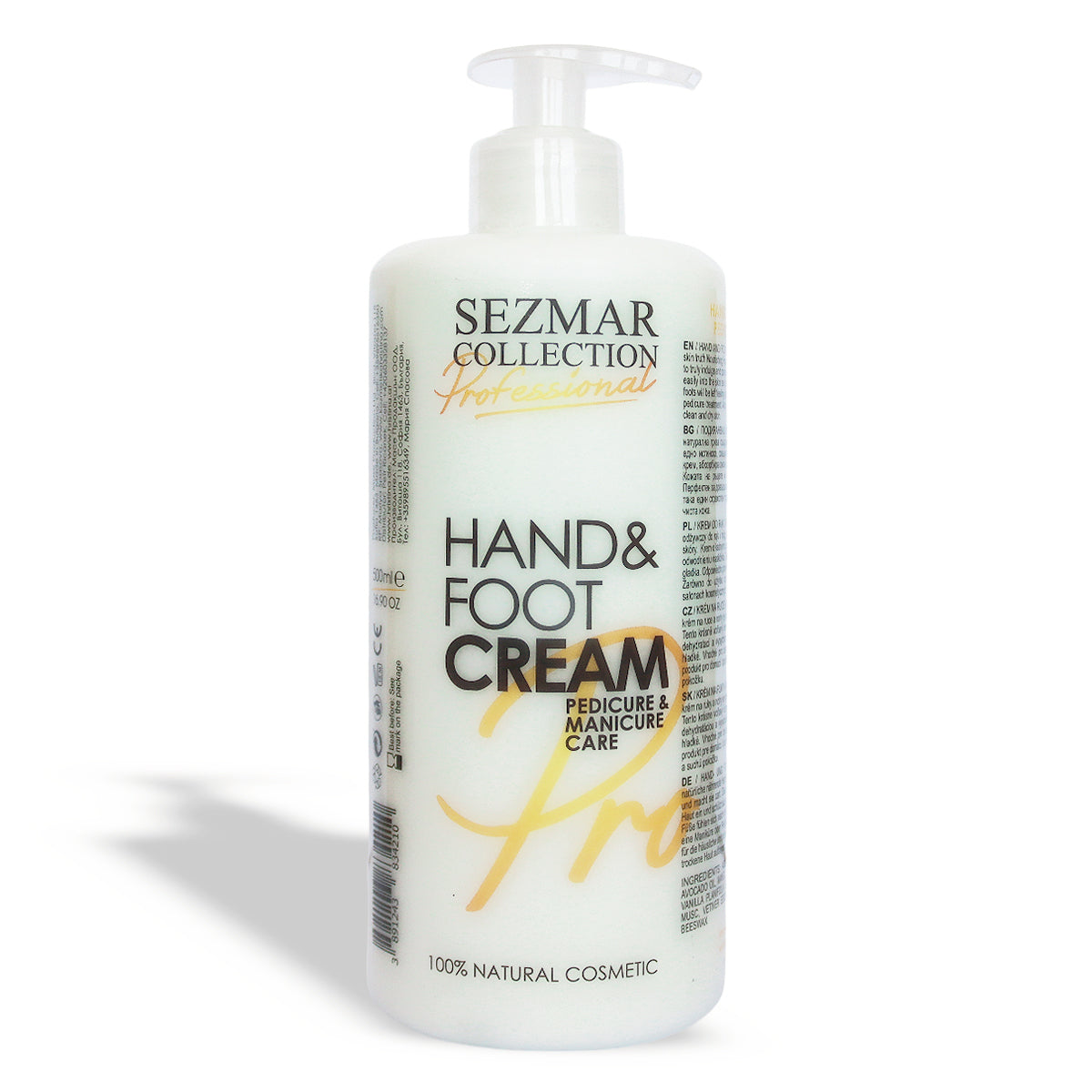 Nourishing Cream for Hands and Feet, 500ml