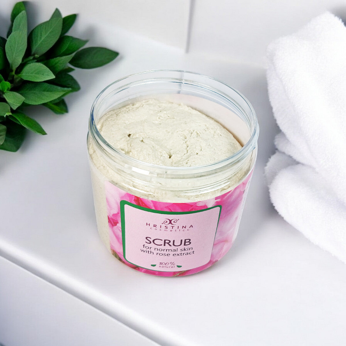 Face Scrub for Normal Skin with Rose Extract, 200ml