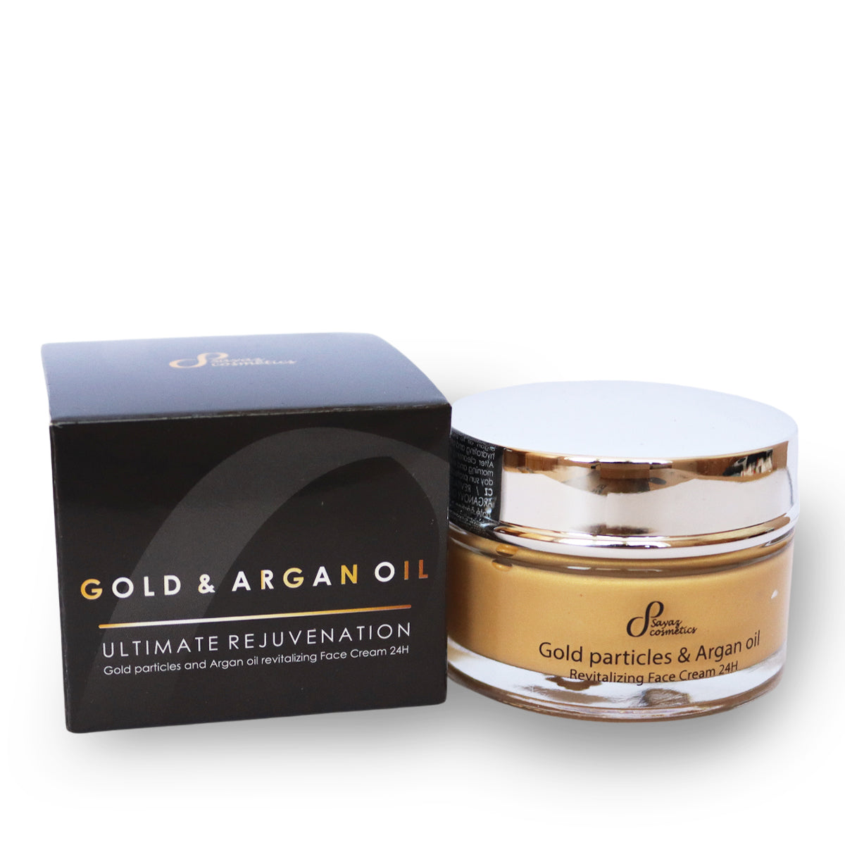 Revitalizing Face Cream 24 Hours with Argan Oil and Gold Particles, 50ml