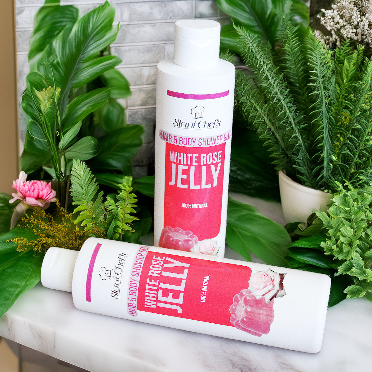 Shower Gel for Hair and Body White Rose, 250ml