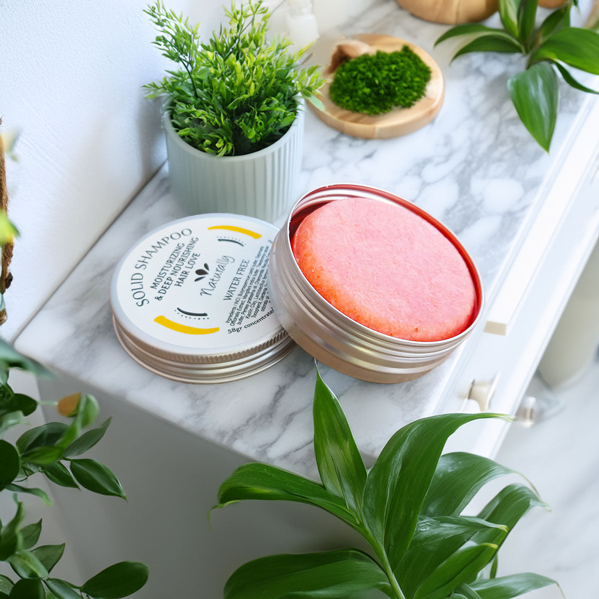 Solid Shampoo for Deep Nourishment and Hydration, 58gr