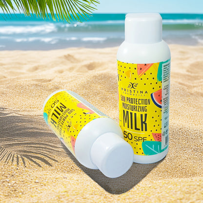 حليب مرطب للحماية من الشمس SPF50، 150 مل