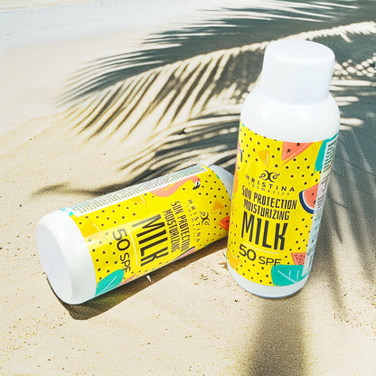 حليب مرطب للحماية من الشمس SPF50، 150 مل