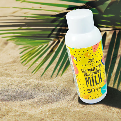 حليب مرطب للحماية من الشمس SPF50، 150 مل