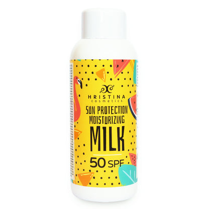 حليب مرطب للحماية من الشمس SPF50، 150 مل