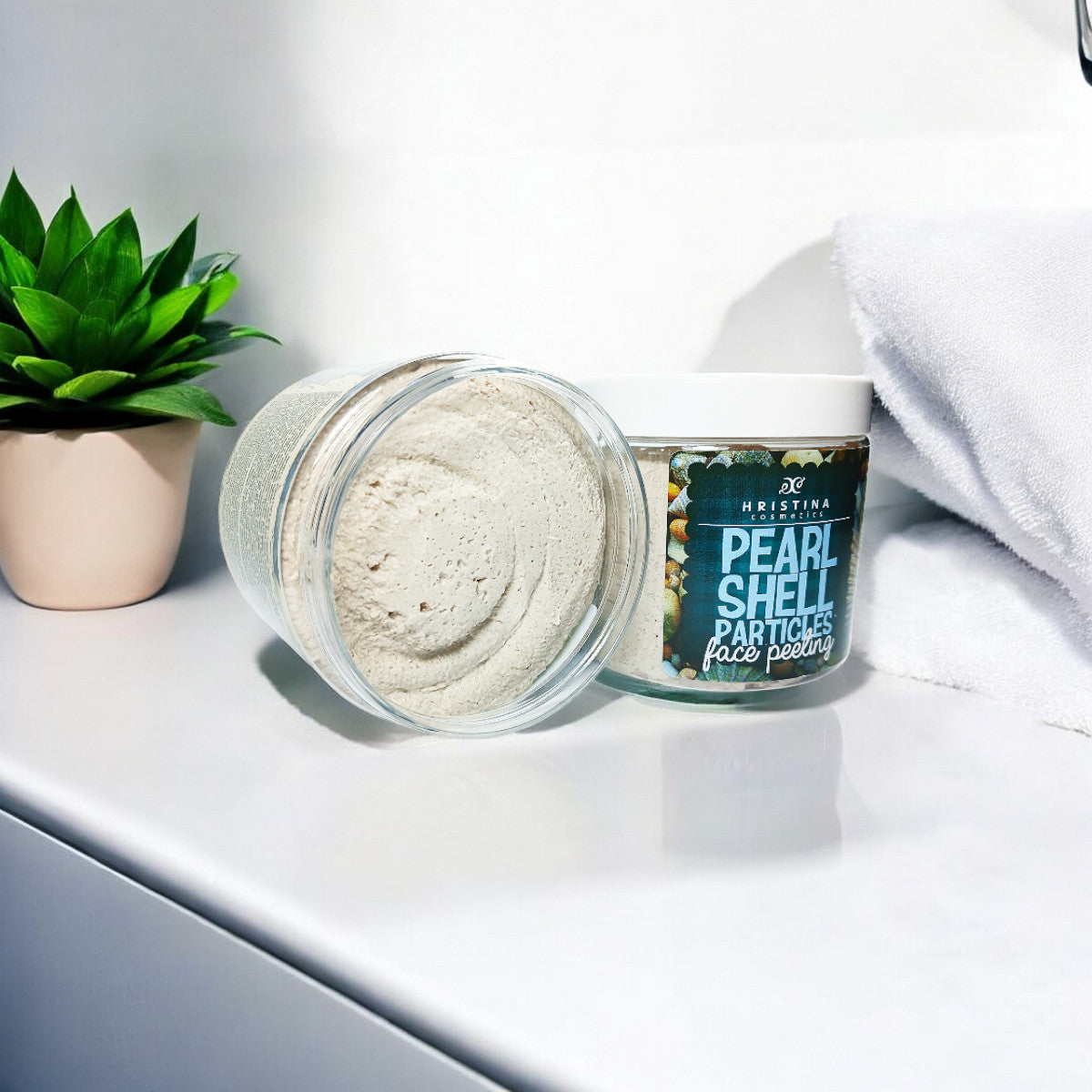 Pearl Shell Bran for Face Exfoliant, 200ml