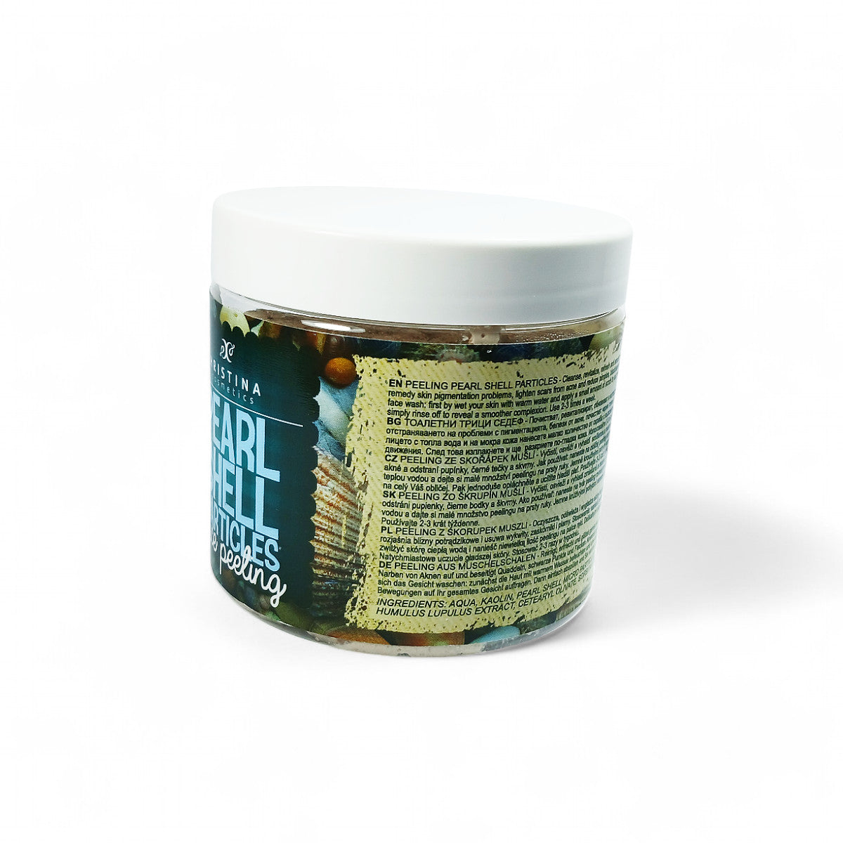 Pearl Shell Bran for Face Exfoliant, 200ml