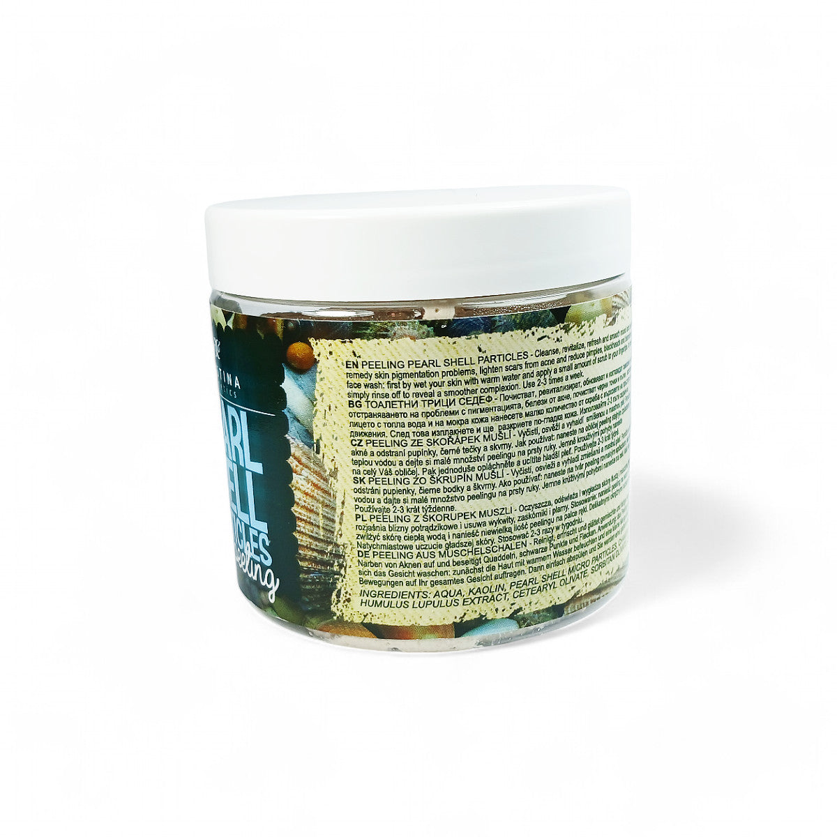 Pearl Shell Bran for Face Exfoliant, 200ml