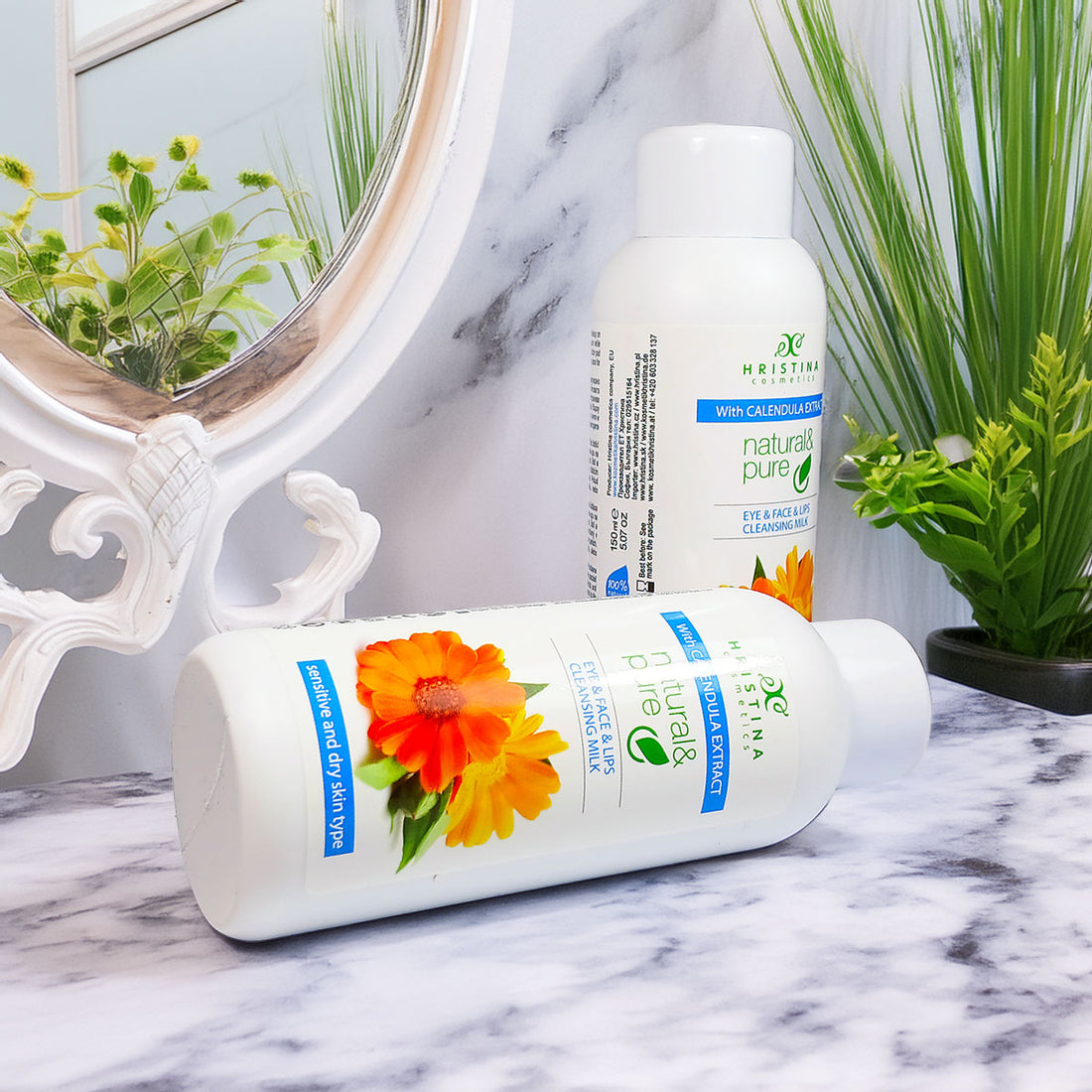 Cleansing Milk with Calendula Extract, 150ml Dry and Sensitive Skin Suitable