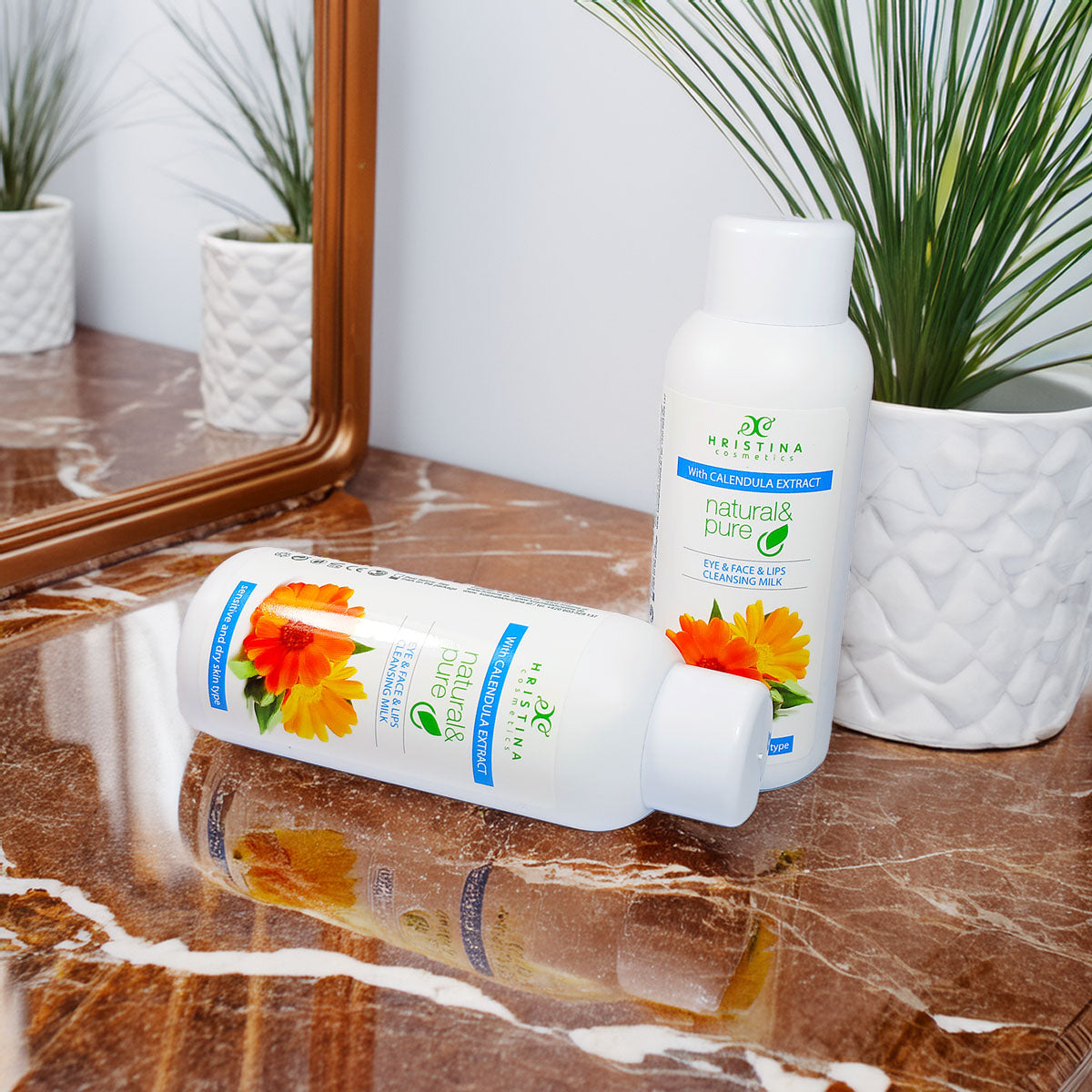 Cleansing Milk with Calendula Extract, 150ml Dry and Sensitive Skin Suitable