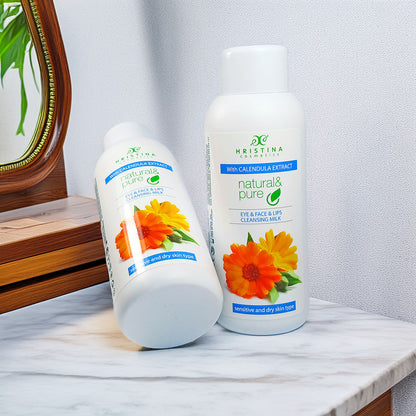 Cleansing Milk with Calendula Extract, 150ml Dry and Sensitive Skin Suitable