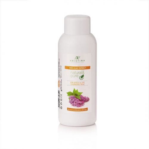 Cleansing Milk for Eyes, Face and Lips with lilac Extract, 150ml Oily Skin Suitable