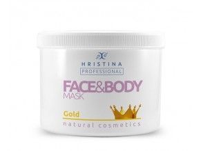 Face and Body Mask Gold, 500ml