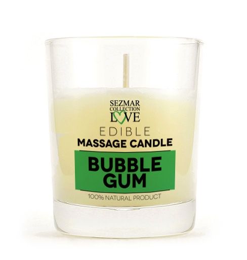 Massage Candle Bubble Gum, 100ml