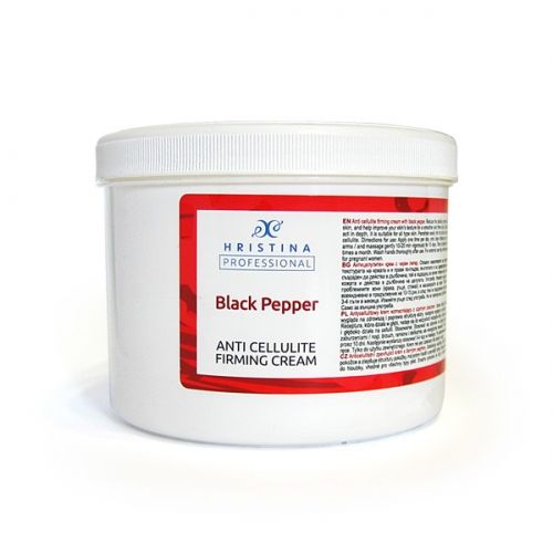 Anti-Cellulite Cream with Black Pepper, 500ml