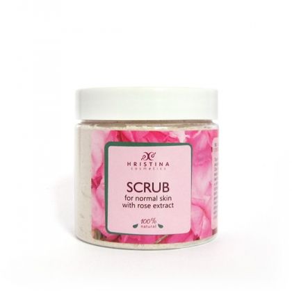Face Scrub for Normal Skin with Rose Extract, 200ml