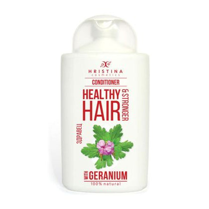 Hair Conditioner with Geranium Extract for Hair Strength, 200ml